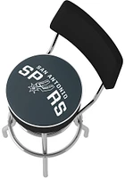 San Antonio Spurs Padded Pub Stool - Black