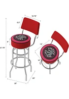 Toronto Raptors Padded Pub Stool - Red