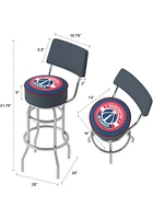 Washington Wizards Padded Pub Stool - Red