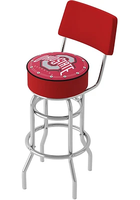Ohio State Buckeyes Padded Pub Stool - Red