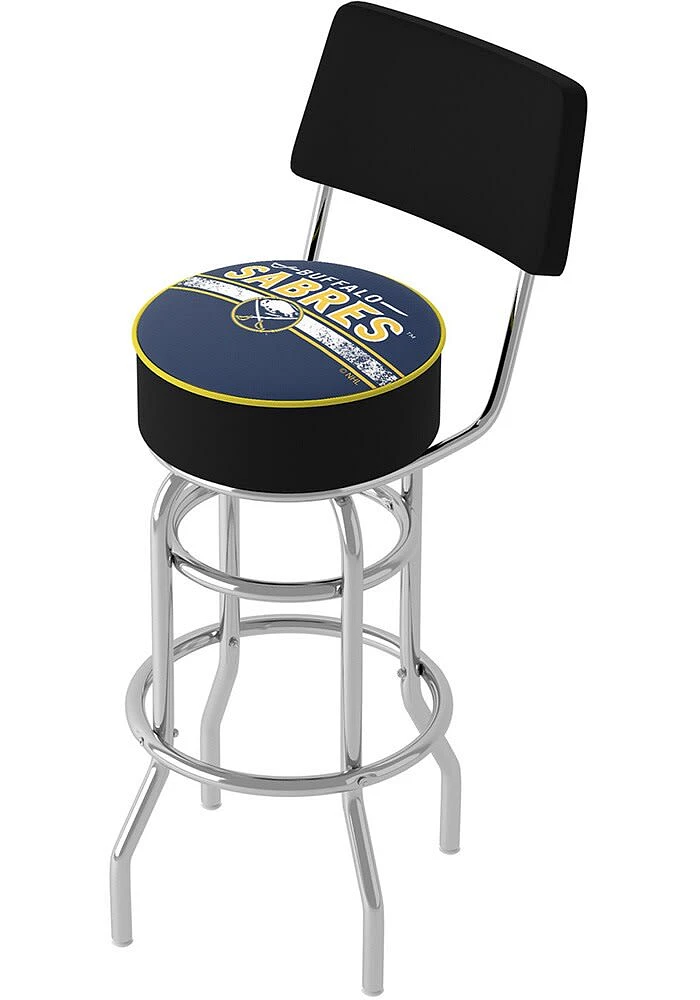 Buffalo Sabres Padded Pub Stool - Yellow