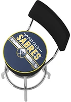 Buffalo Sabres Padded Pub Stool - Yellow