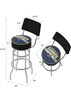 Buffalo Sabres Padded Pub Stool - Yellow
