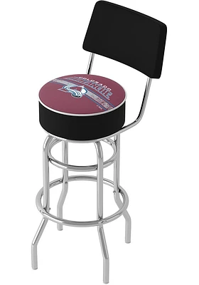 Colorado Avalanche Padded Pub Stool - Red
