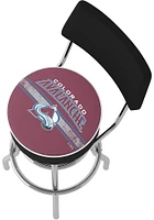 Colorado Avalanche Padded Pub Stool - Red