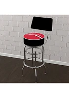 Detroit Red Wings Padded Pub Stool - Red