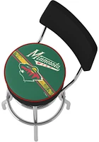 Minnesota Wild Padded Pub Stool - Green