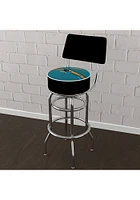 San Jose Sharks Padded Pub Stool - Blue