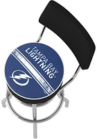 Tampa Bay Lightning Padded Pub Stool - Blue
