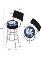 Toronto Maple Leafs Padded Pub Stool - Blue