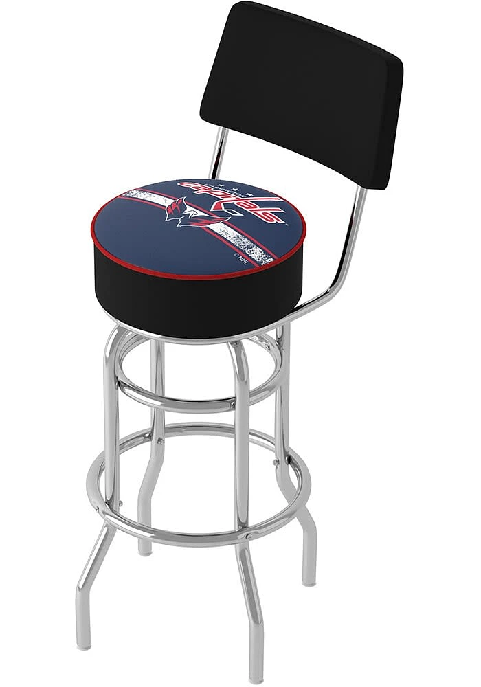 Washington Capitals Padded Pub Stool - Red
