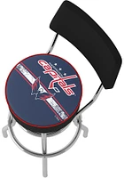 Washington Capitals Padded Pub Stool - Red