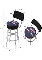 Washington Capitals Padded Pub Stool - Red