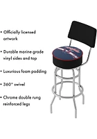Washington Capitals Padded Pub Stool - Red