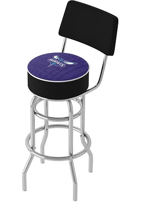 Charlotte Hornets City Padded Pub Stool - Blue
