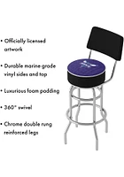 Charlotte Hornets City Padded Pub Stool - Blue
