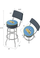 Denver Nuggets City Padded Pub Stool - Blue