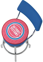 Detroit Pistons City Padded Pub Stool - Red