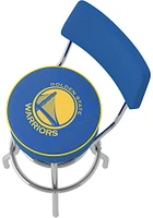 Golden State Warriors City Padded Pub Stool - Blue