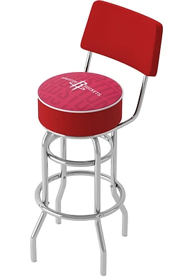 Houston Rockets City Padded Pub Stool - Red