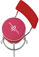 Houston Rockets City Padded Pub Stool - Red