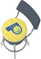 Indiana Pacers City Padded Pub Stool - Yellow