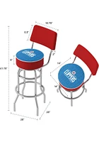 Los Angeles Clippers City Padded Pub Stool - Blue