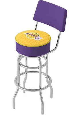Los Angeles Lakers City Padded Pub Stool - Yellow