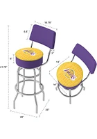 Los Angeles Lakers City Padded Pub Stool - Yellow