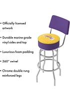 Los Angeles Lakers City Padded Pub Stool - Yellow
