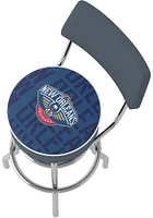 New Orleans Pelicans City Padded Pub Stool - Blue