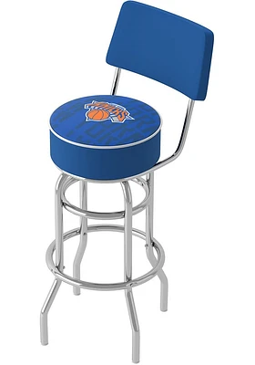 New York Knicks City Padded Pub Stool - Blue