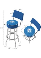 Philadelphia 76ers City Padded Pub Stool - White