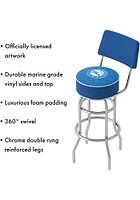 Philadelphia 76ers City Padded Pub Stool - White