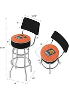 Phoenix Suns City Padded Pub Stool - Orange