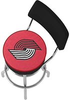 Portland Trail Blazers City Padded Pub Stool - Red