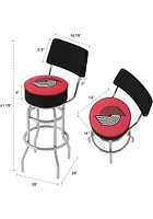 Portland Trail Blazers City Padded Pub Stool - Red