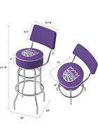 Sacramento Kings City Padded Pub Stool - Purple