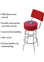 Toronto Raptors City Padded Pub Stool - Red