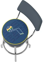 Utah Jazz City Padded Pub Stool - Blue