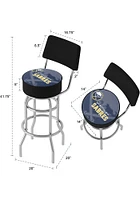 Buffalo Sabres Wordmark and Logo Padded Pub Stool - Yellow