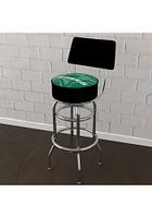Dallas Stars Wordmark and Logo Padded Pub Stool - Green