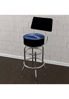 Tampa Bay Lightning Wordmark and Logo Padded Pub Stool - Blue