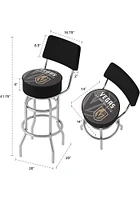 Vegas Golden Knights Wordmark and Logo Padded Pub Stool - Yellow