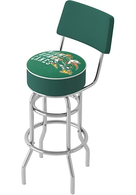 Miami Hurricanes Smoke Padded Pub Stool - Green
