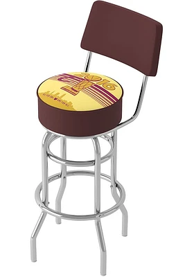 Cleveland Cavaliers NBA Finals Champs 2016 Padded Pub Stool - Yellow