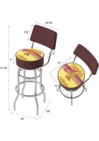 Cleveland Cavaliers NBA Finals Champs 2016 Padded Pub Stool - Yellow