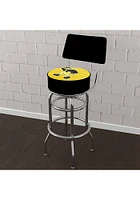 Iowa Hawkeyes Herky Padded Back Pub Stool - Yellow
