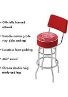 Ohio State Buckeyes CFP Champions 2014 Padded Pub Stool - Red