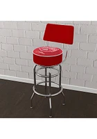 Ohio State Buckeyes CFP Champions 2014 Padded Pub Stool - Red